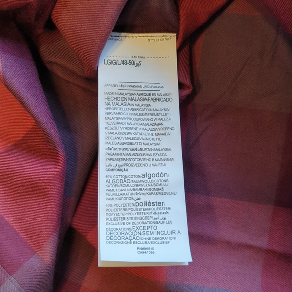 Under Armour Tradesman Flannel Large New - Picture 5 of 9